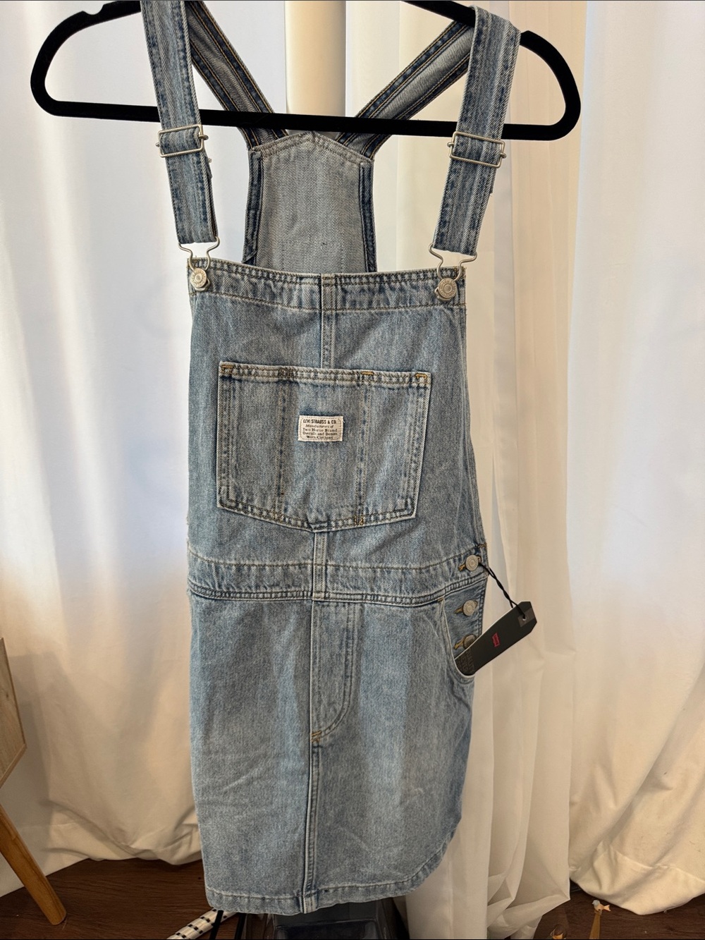 Levi’s Denim woMen's Bib Overalls dress